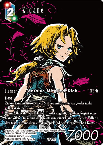 Final Fantasy Opus 19-108 L Zidane Feuer/Wind