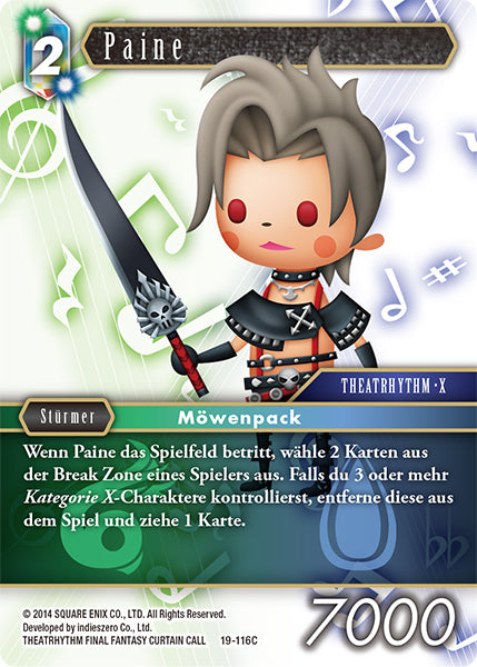 Final Fantasy Opus 19-116 C Paine Wind/Wasser