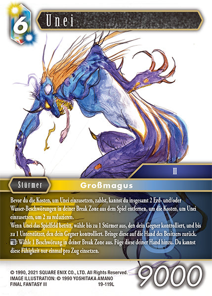 Final Fantasy Opus 19-119 L Unei Erde/Wasser