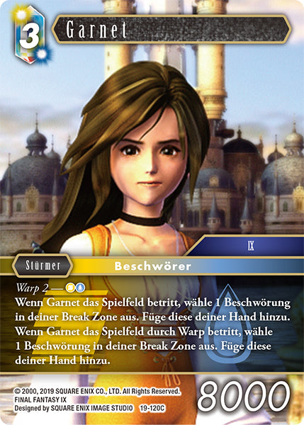 Final Fantasy Opus 19-120 C Garnet Erde/Wasser