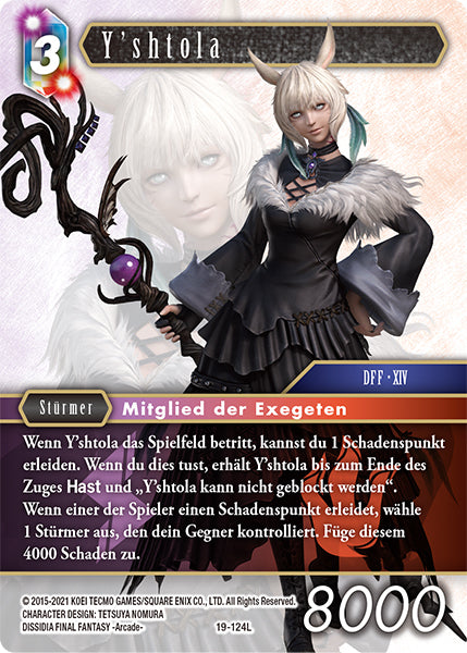 Final Fantasy Opus 19-124 L Yshtola Blitz/Feuer