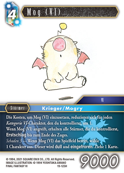 Final Fantasy Opus 19-125 H Mog (VI) Wasser/Eis
