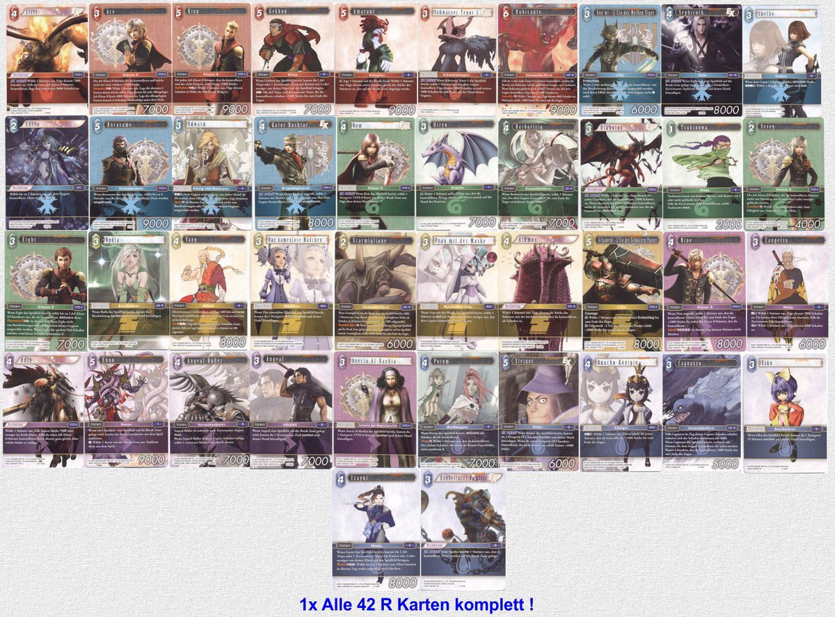 OPUS 3 - 1x Alle 42 Rare Karten komplett