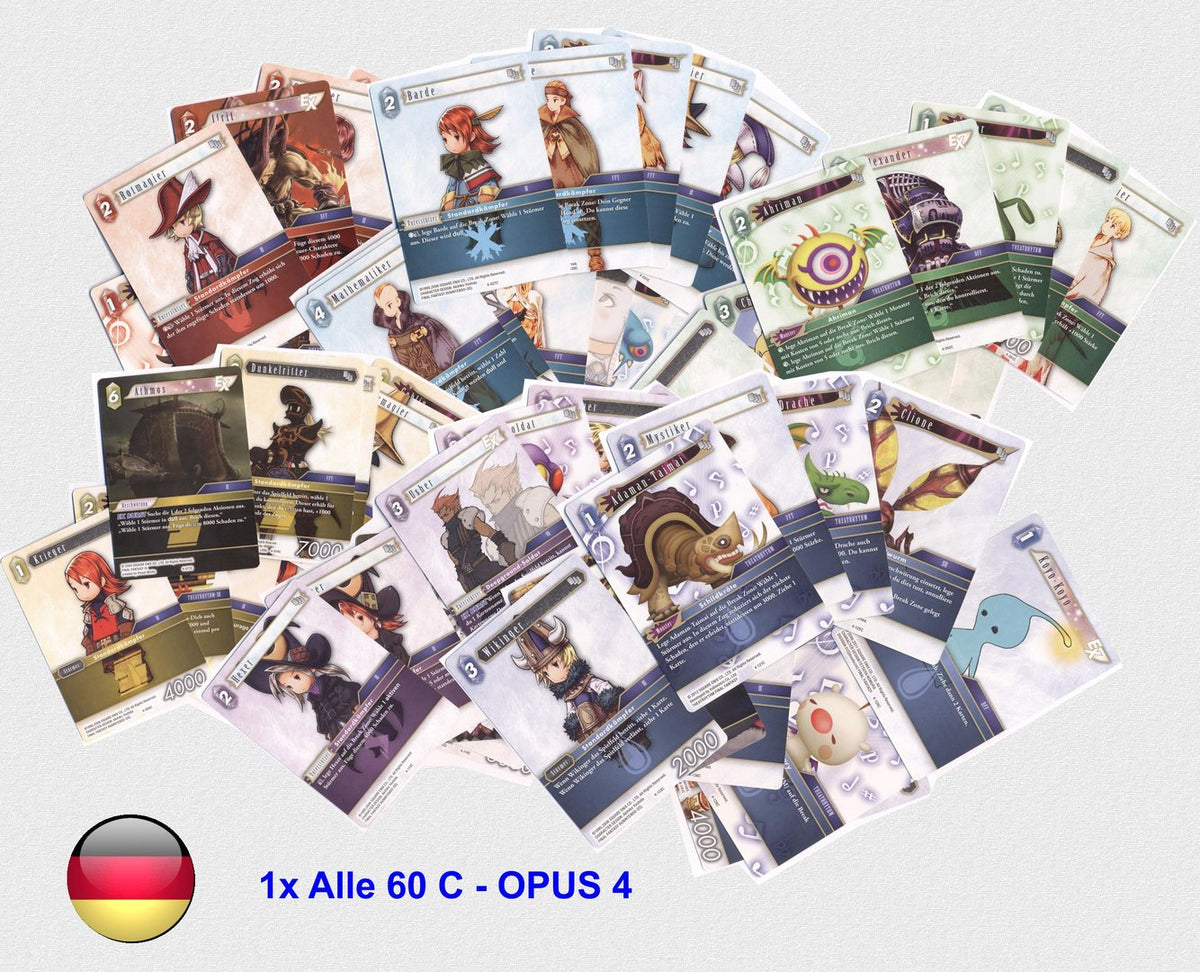 OPUS 4 - 1x Alle 60 Common Karten komplett