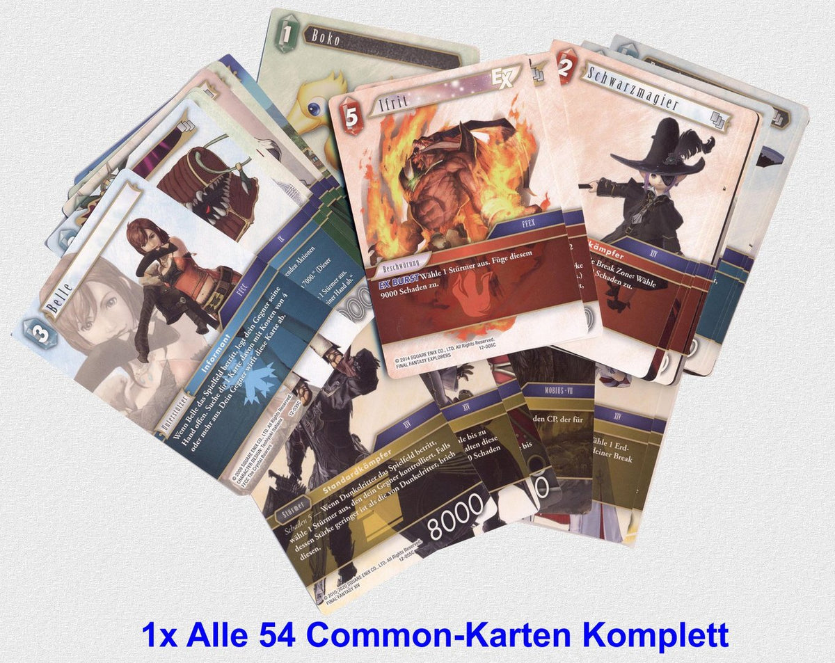 OPUS 12 - 1x Alle 54 Common Karten komplett