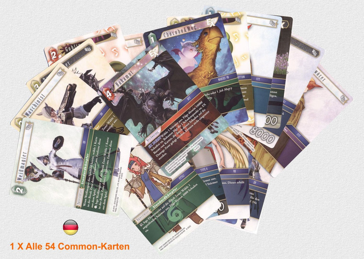 OPUS 6 - 1x Alle 54 Common Karten komplett