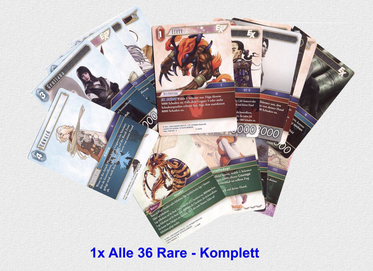OPUS 11 - 1x Alle 36 Rare Karten komplett