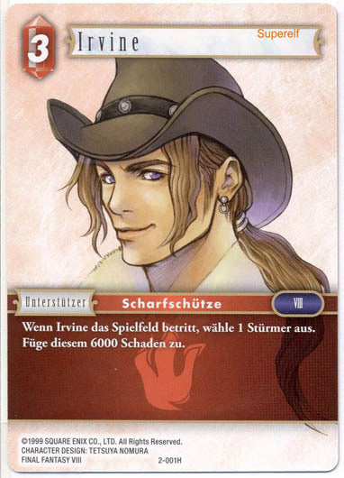 Final Fantasy Opus 2-001 H Irvine Feuer