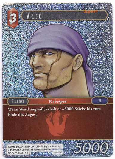Final Fantasy Opus 2-003 C Ward Feuer