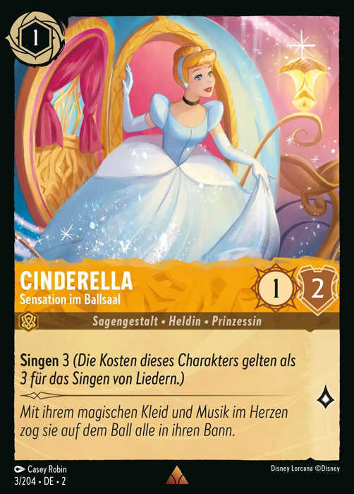 Lorcana Aufstieg der Flutgestalten 2-003 R Cinderella Bernstein