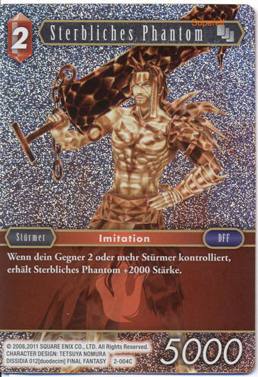 Final Fantasy Opus 2-004 C Sterbliches Phantom Feuer