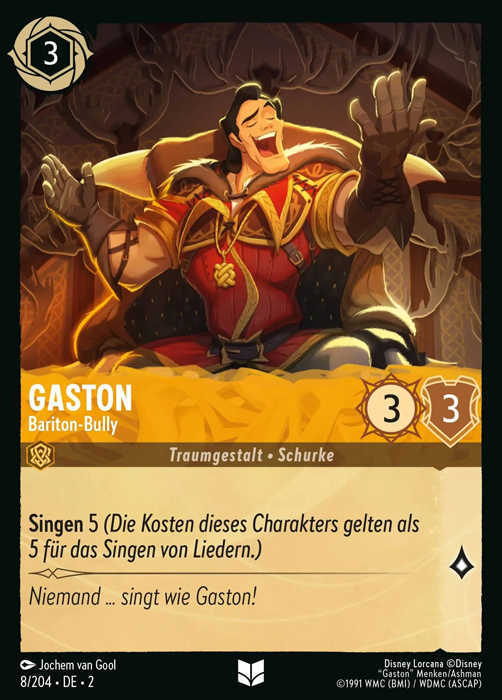 Lorcana Aufstieg der Flutgestalten 2-008 UC Gaston Bernstein