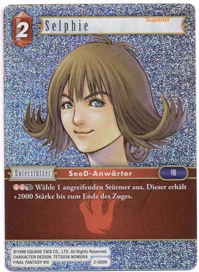 Final Fantasy Opus 2-009 R Selphie Feuer