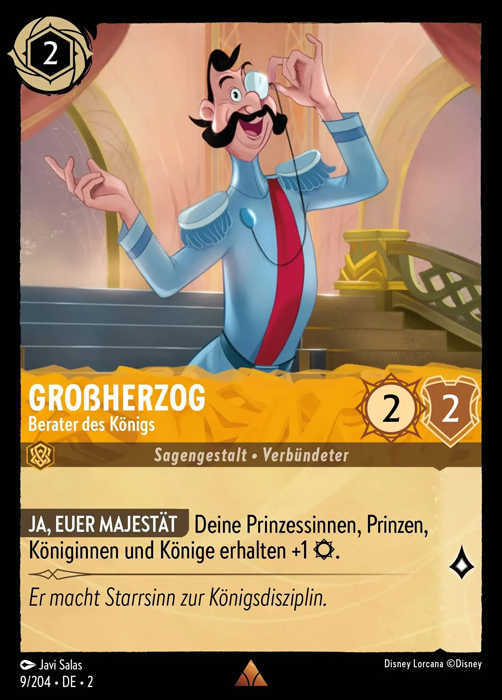 Lorcana Aufstieg der Flutgestalten 2-009 R Großherzog Bernstein