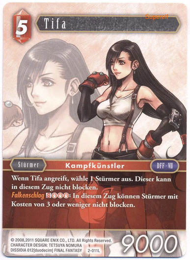 Final Fantasy Opus 2-011 L Tifa Feuer