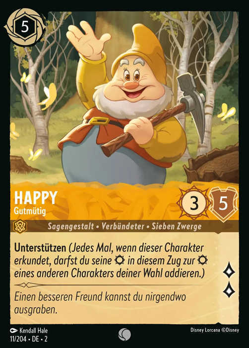 Lorcana Aufstieg der Flutgestalten 2-011 C Happy Bernstein