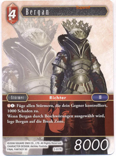 Final Fantasy Opus 2-017 R Bergan Feuer