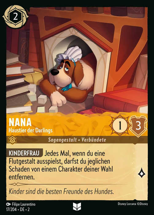 Lorcana Aufstieg der Flutgestalten 2-017 UC Nana Bernstein