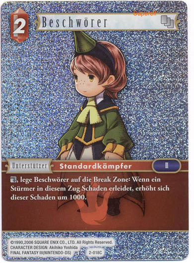 Final Fantasy Opus 2-018 C Beschwörer Feuer