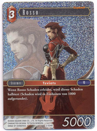 Final Fantasy Opus 2-024 R Rosso Feuer