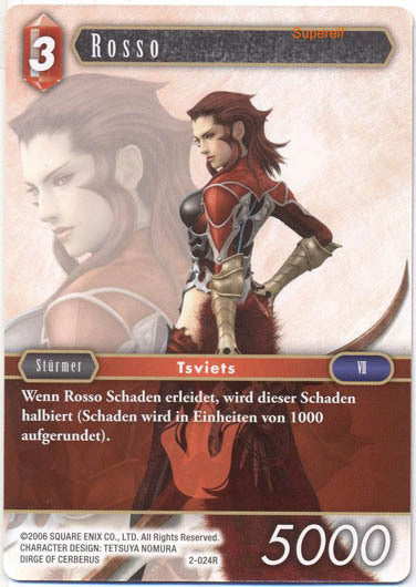 Final Fantasy Opus 2-024 R Rosso Feuer