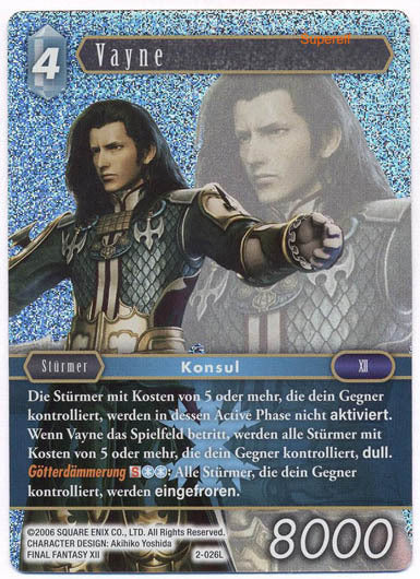 Final Fantasy Opus 2-026 L Vayne Eis