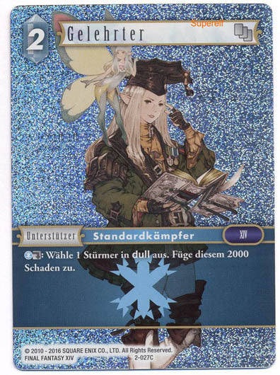 Final Fantasy Opus 2-027 C Gelehrter Eis