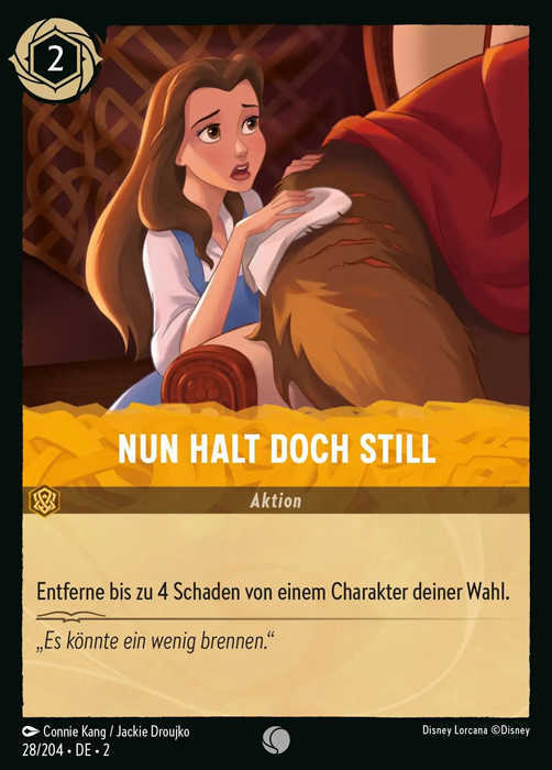 Lorcana Aufstieg der Flutgestalten 2-028 C Nun halt doch still Bernstein