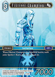 Final Fantasy Opus 2-029 C Fiktiver Champion Eis