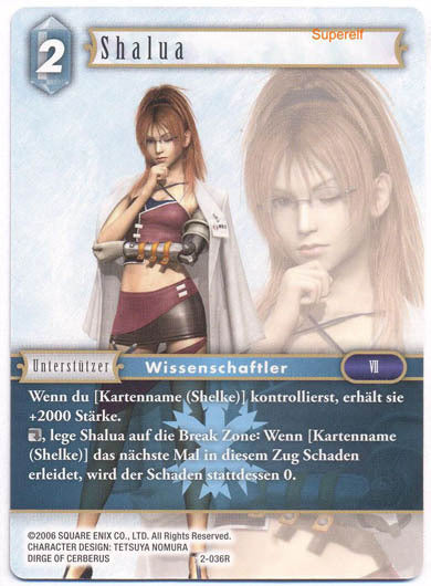 Final Fantasy Opus 2-036 R Shalua Eis