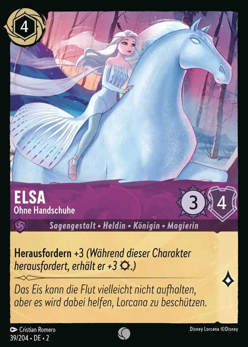 Lorcana Aufstieg der Flutgestalten 2-039 C Elsa Amethyst