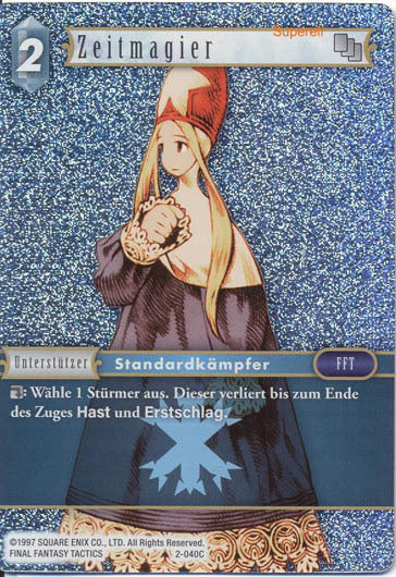 Final Fantasy Opus 2-040 C Zeitmagier Eis