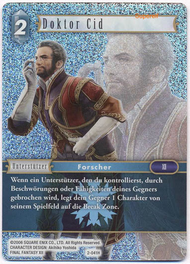 Final Fantasy Opus 2-041 H Doctor Cid Eis