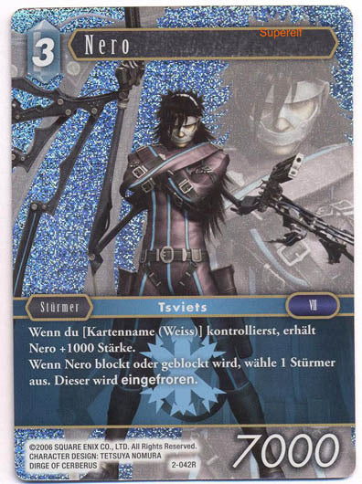 Final Fantasy Opus 2-042 R Nero Eis