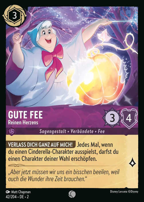 Lorcana Aufstieg der Flutgestalten 2-042 C Gute Fee Amethyst