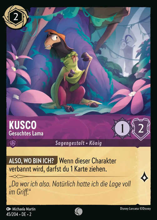 Lorcana Aufstieg der Flutgestalten 2-045 C Kusco Amethyst