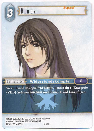 Final Fantasy Opus 2-048 R Rinoa Eis