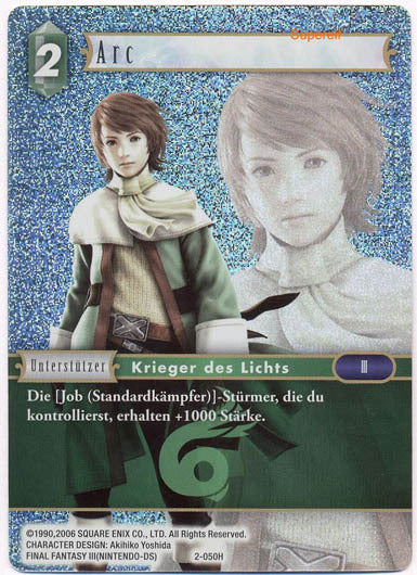 Final Fantasy Opus 2-050 H Arc Wind