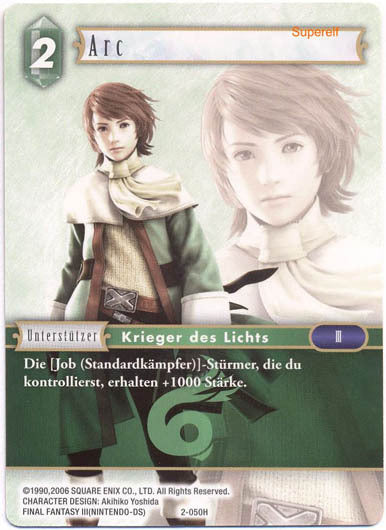 Final Fantasy Opus 2-050 H Arc Wind