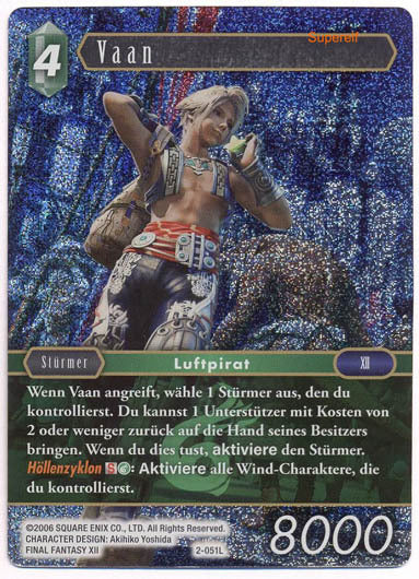 Final Fantasy Opus 2-051 L Vaan Wind