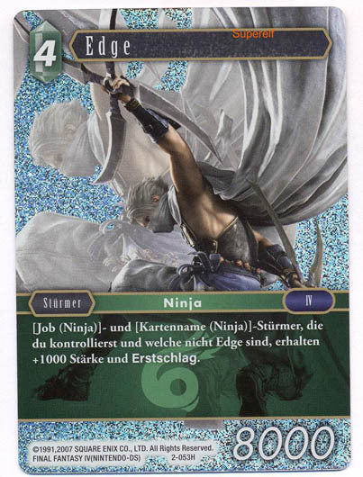 Final Fantasy Opus 2-053 H Edge Wind