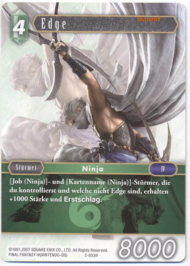 Final Fantasy Opus 2-053 H Edge Wind