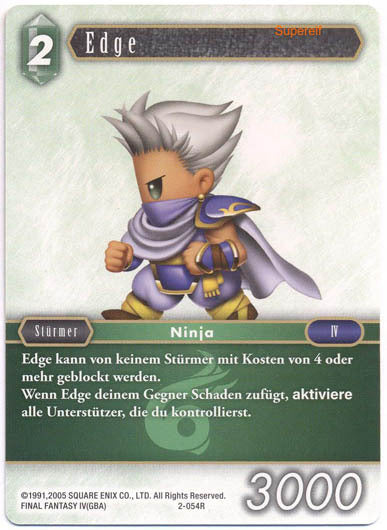 Final Fantasy Opus 2-054 R Edge Wind