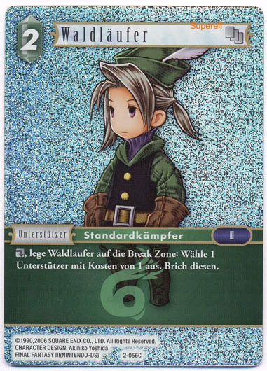 Final Fantasy Opus 2-056 C Waldläufer Wind