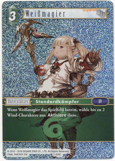 Final Fantasy Opus 2-058 C Weißmagier Wind