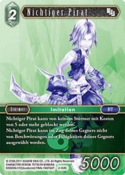 Final Fantasy Opus 2-059 C Nichtiger Pirat Wind