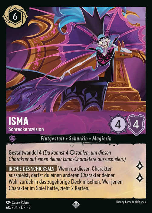 Lorcana Aufstieg der Flutgestalten 2-060 SR Isma Amethyst