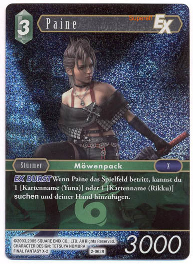 Final Fantasy Opus 2-063 R Paine Wind