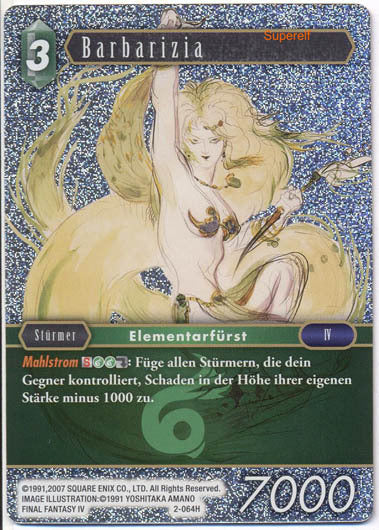 Final Fantasy Opus 2-064 H Barbarizia Wind