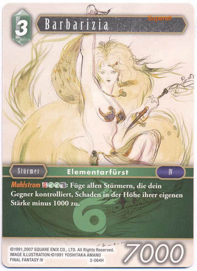 Final Fantasy Opus 2-064 H Barbarizia Wind